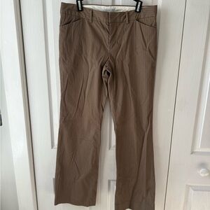 Brown pin-striped Gap Slacks